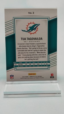 2022 Panini Donruss Elite - Tua Tagovailoa #3 Aspirations Shimmer