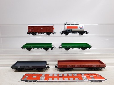 Märklin H0 AC 6x Güterwagen DB Esso Rlmms Kklm Grs Schlusslicht sg/NEUW #EI640-1