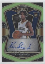 2020-21 Select Rookie Signatures Neon Green Prizm 14/99 Kira Lewis Jr Auto 0u46