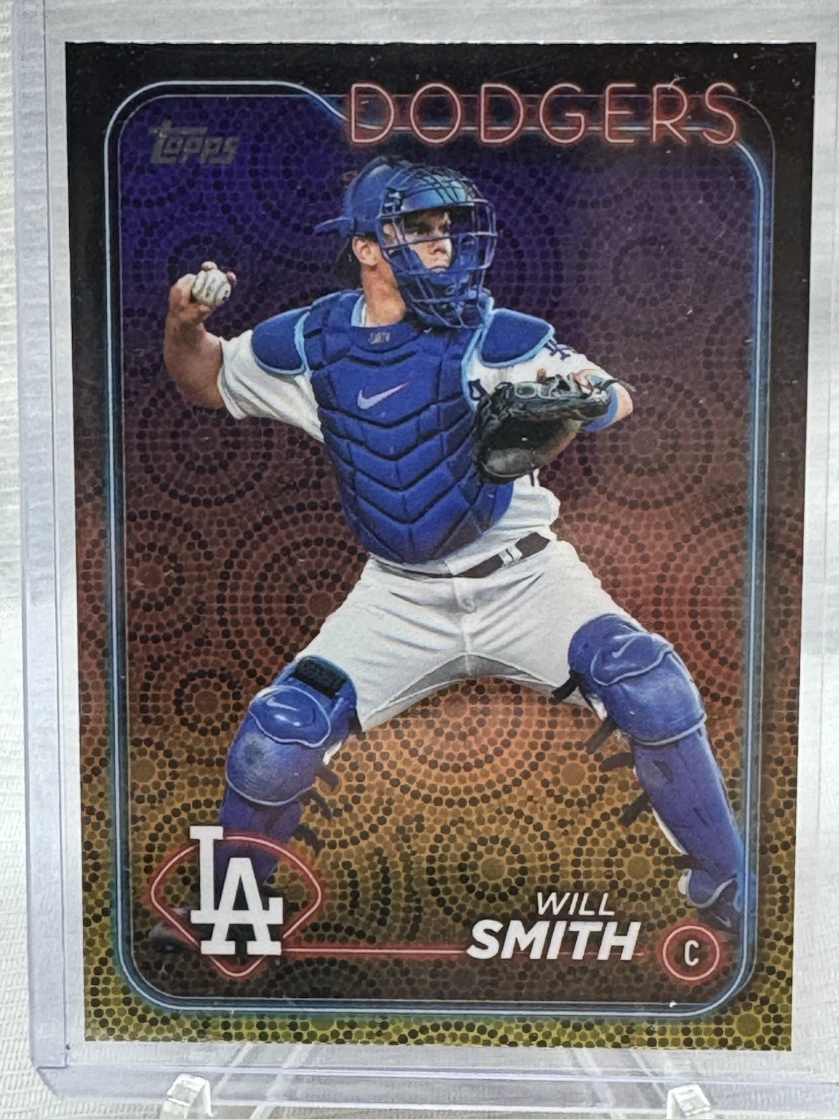 2024 Topps Series 2 - Will Smith #622 Holiday Beach Umbrella Parallel LA Dodgers