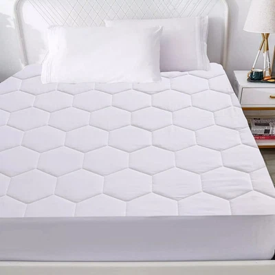 Salt Valley Extra Luxury Quilted Mattress Protector 40cm Triple Filled Cover New