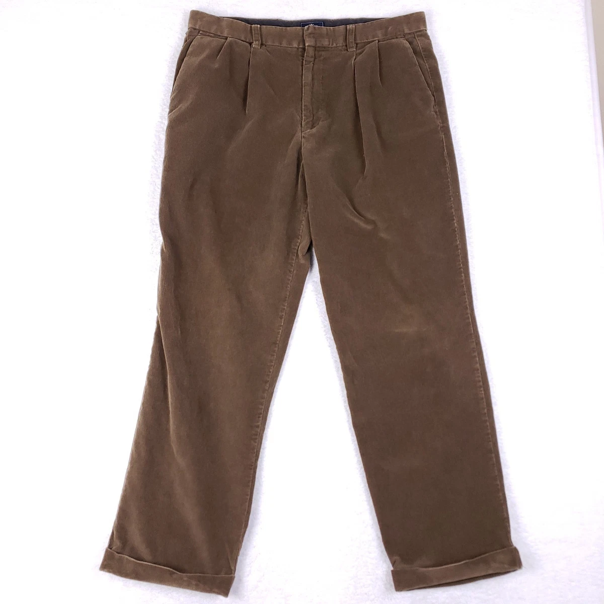 パンツ 90s DOCKERS corduroy pants Rare Vintage DOCKERS Relaxed Fit Pleated Corduroy Pants 90s Brown