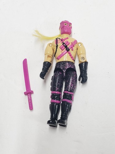 1993 Hasbro GI Joe Ninja Force BANZAI v1 Action Figure & Sword