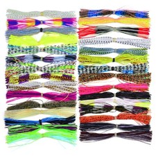 Jig Squid Skirt Tying Materials Fishing Accessories Jig Skirts 50 Strand/Bundle