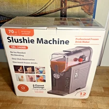 UJR Slushie Maker for Home or Commercial No lce Needed Frozen Drink Maker 5 star