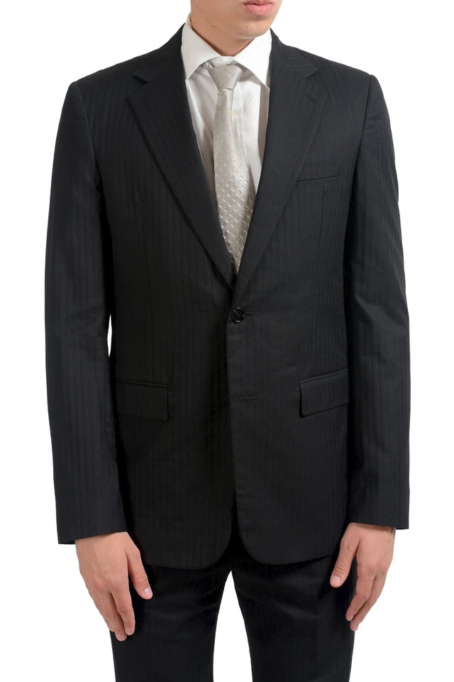 Traje Maison Margiela 14 Hombre Seda Negro Dos Botones Talla 36 38 40 42 Foto 4 de 4