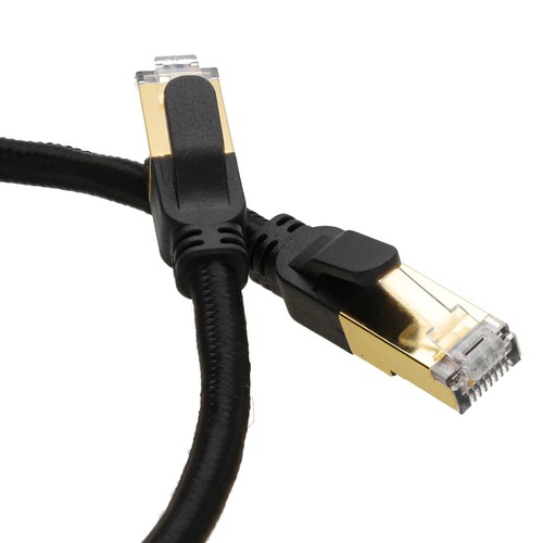 Mesh Jacket CAT8.1 Ethernet Internet Cables RJ45 SFTP Shielded 40Gbps POE LAN - Afbeelding 7 van 13