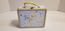 The Original Tin Box Tinkerbell w/handle  7 3/4" x 6" x 3" - Great Shape