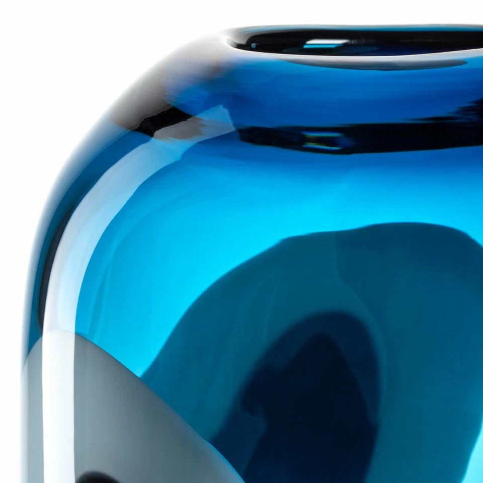 Leonardo Vase Occhi Blu, Blumenvase, Dekovase, Glasvase, Glas, H 32.5 cm, 047510 - Bild 4 von 4