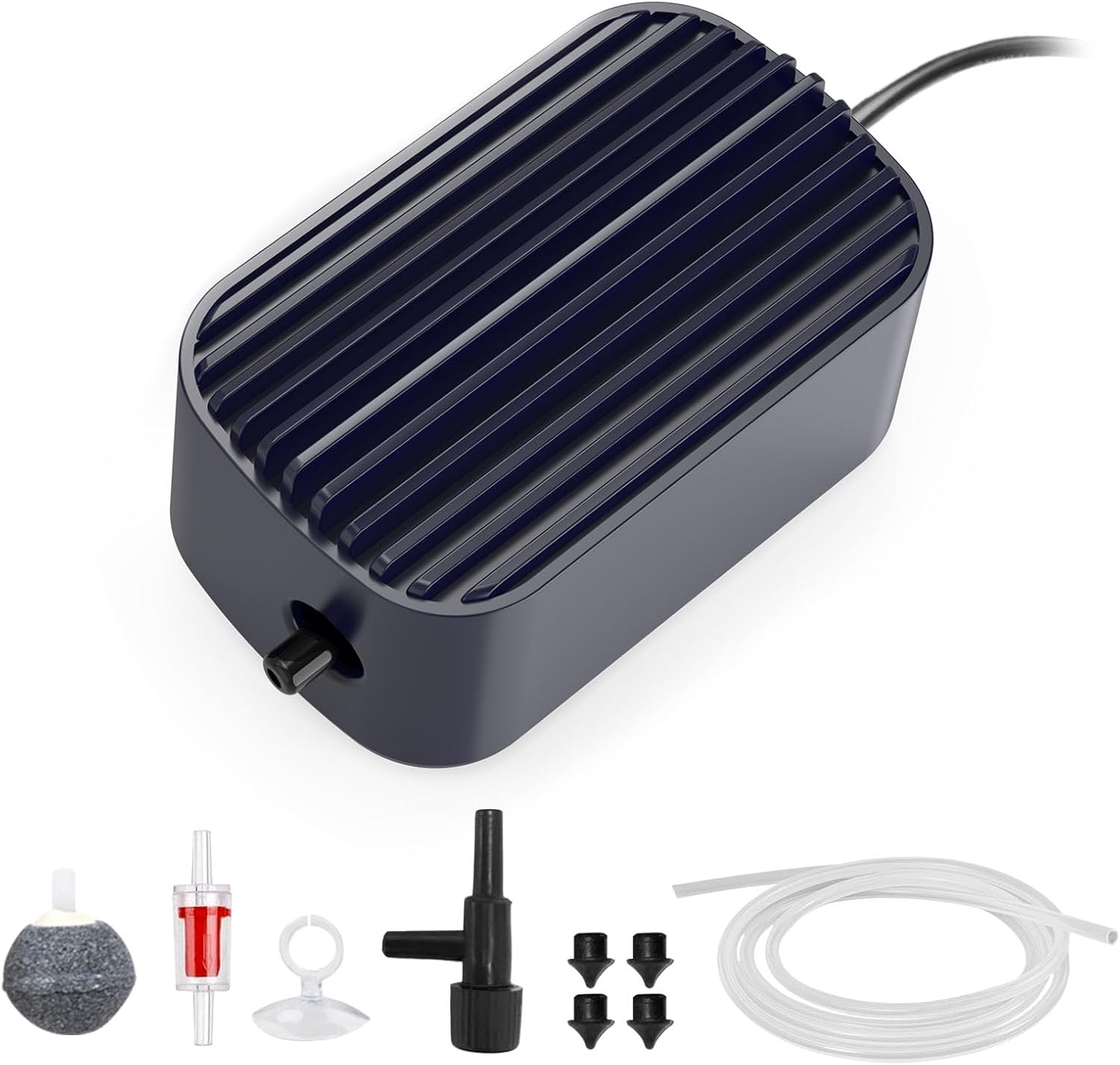 QZQ Aquarium Air Pump Silent Adjustable Fish Tank Air Pump Powerful Oxygen Pumps