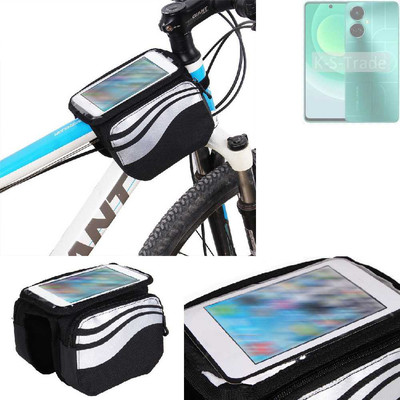 Rahmentasche Fahrradtasche Fahrradhalterung für Tecno Camon 19 Fahrrad Rahmen T