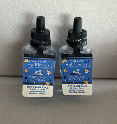 #ad #ad 2 Pack NEW Cereal Milk Soft Serve Wallflower Refill Bulbs Bath amp; Body Works $21.52