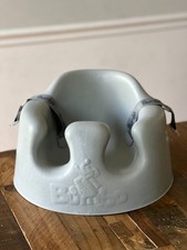 Bumbo Floor Seat Cool Gray Baby Infant Toddler Support Chair Cushion With Straps
