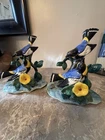 Stangl Pottery  #3756 Double Audubon Warbler Bird Figurines 1944-65 CHRISTMAS