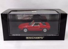 Minichamps 1/43 Fiat X1/9 1972-1978 Red Diecast Model Car 430121660 Display