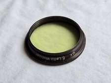 Original Leica Summitar UV UV Filter E. Leitz Wetzlar Black in Excellent Cond.