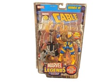 Marvel Legends Cable Figure Series 6 VI Brown Suit Variant Toy Biz 2004 NIP