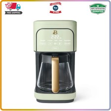 Beautiful 12 Cup Programmable Coffee Maker Sage Green by Drew Barrymore