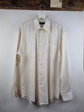 Christian Dior Monsieur Men's Vintage Cream/Ivory Shirt 16 Collar. Immaculate.