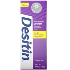 DESITIN Maximum Strength Diaper Rash Paste, 3 Pack 4 Ounce 