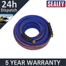 Image of Sealey Extra-Heavy-Duty Air Hose with 1/4"BSP Unions 15m x 8mm AH15R