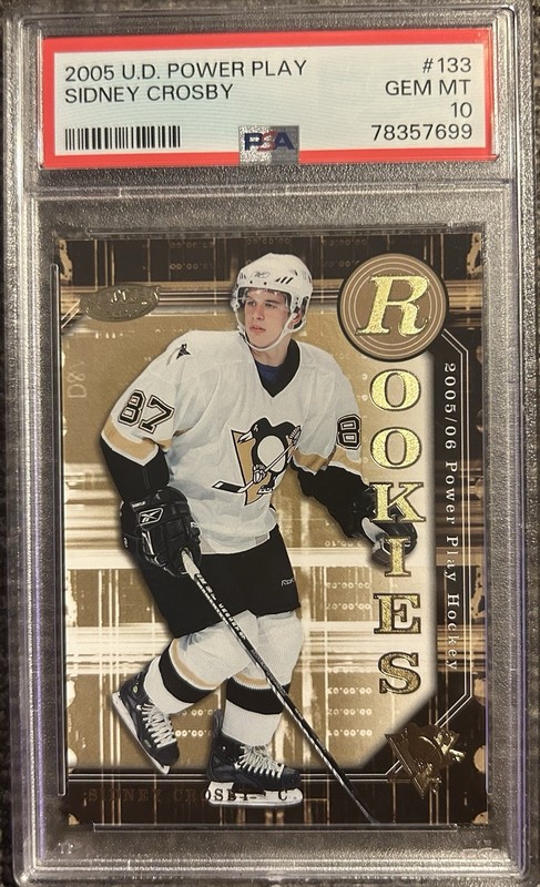 Sidney Crosby 2005 Upper Deck *Rookie *PSA 10 *All-Time Goals Top Scorer! (654)