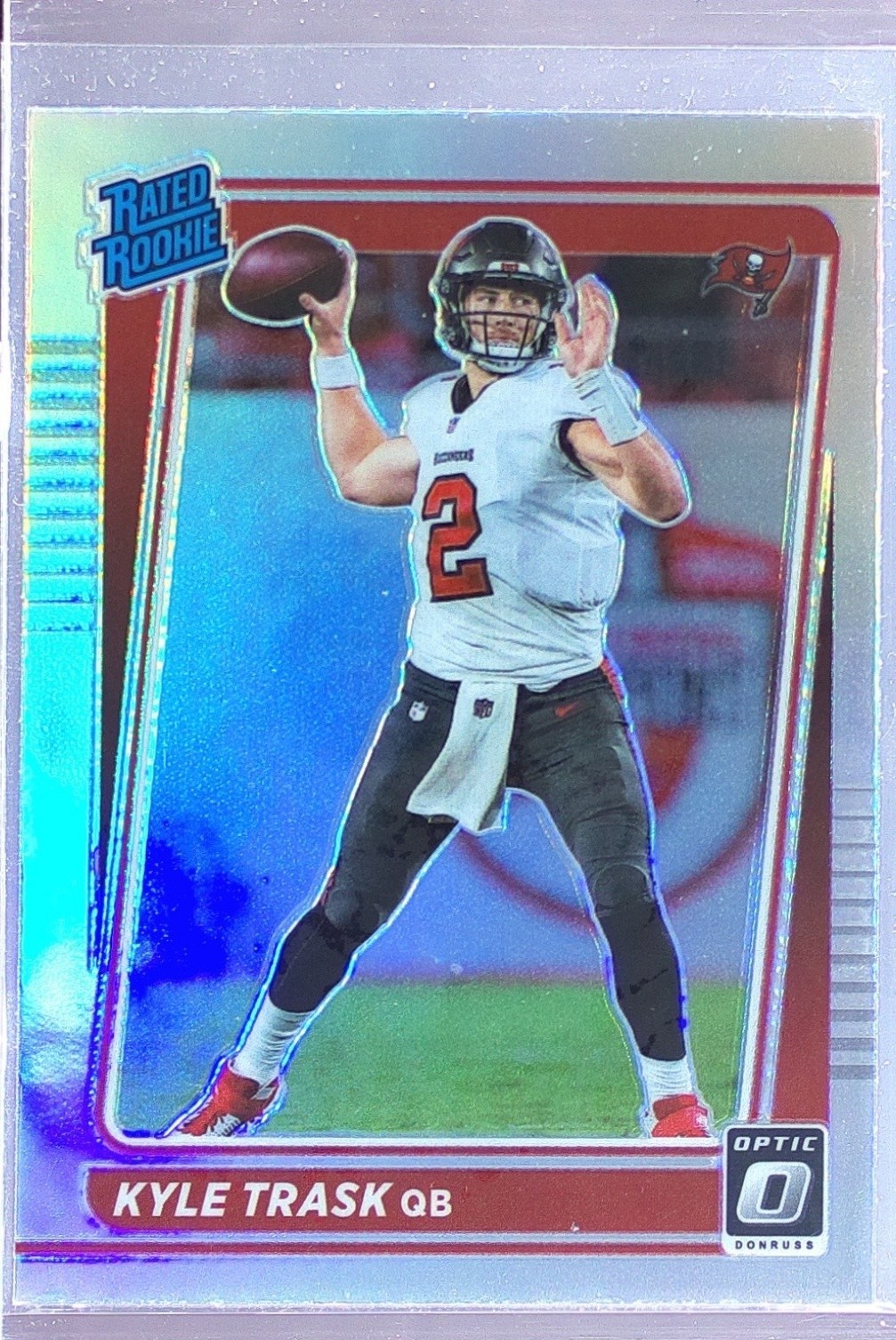 2021 Donruss Optic Kyle Trask Holo RC #209 Buccaneers