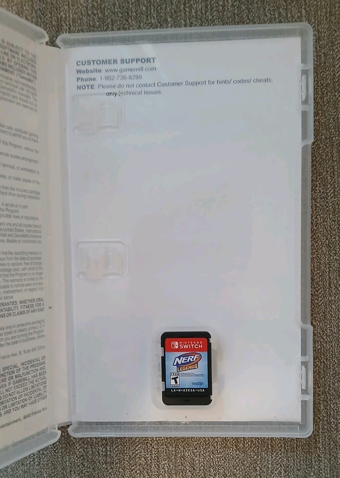 Nintendo Switch NERF Legends (Game & Case) | eBay