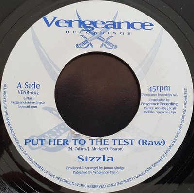 Sizzla - Put her to the Test (Raw) (7'') (Near Mint (NM or M-)) - 4158362853