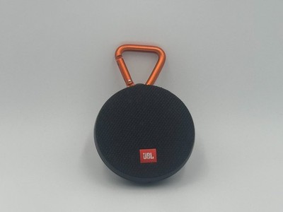 JBL Clip 2 Waterproof Portable Bluetooth Speaker Color Black Tested And Working