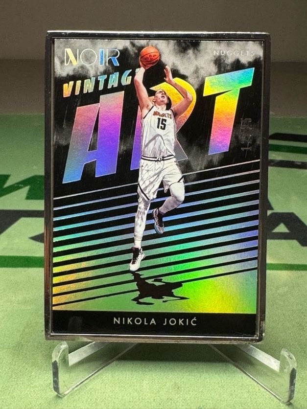 2023-24 Panini Noir Nikola Jokic Vintage Art Case Hit SSP /25 - Denver Nuggets