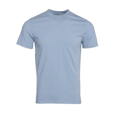 Sandro Paris T-Shirt Men's Blue Size XS Embroidered Cotton SHPTS01387