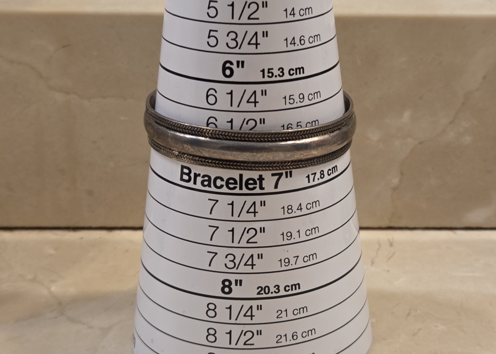 Vintage Ross-Simons Solid Sterling Silver Cuff Br… - image 5