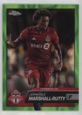 2023 Chrome MLS Neon Green Lava Refractor 95/99 Jahkeele Marshall-Rutty #128 0kq
