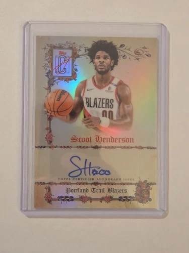 2025 Topps Signature Scoot Henderson Base (RAW)