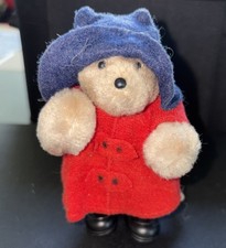 Eden Paddington Bear Plush Toy Red Coat But Hat 2.5 X 4.5