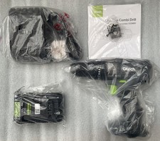 GTECH CORDLESS COMBI DRILL DRIVER + BATTERY + CHARGER + BITS = NEW UNUSED BNIB