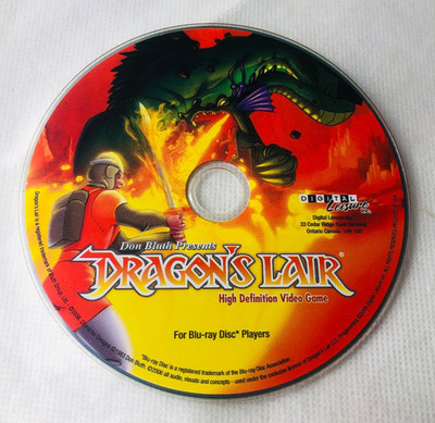 Videospiel Dragons Lair nur Disc Blu Ray Disc Spiel
