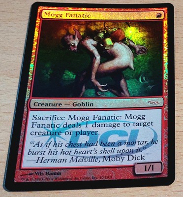MTG Magic: FOIL Fanatischer Mogg / Mogg Fanatic, English, Goblin