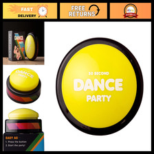 Dance Party Button with Music  Fun Gag Gift  Office Desk Toy  Party Favor