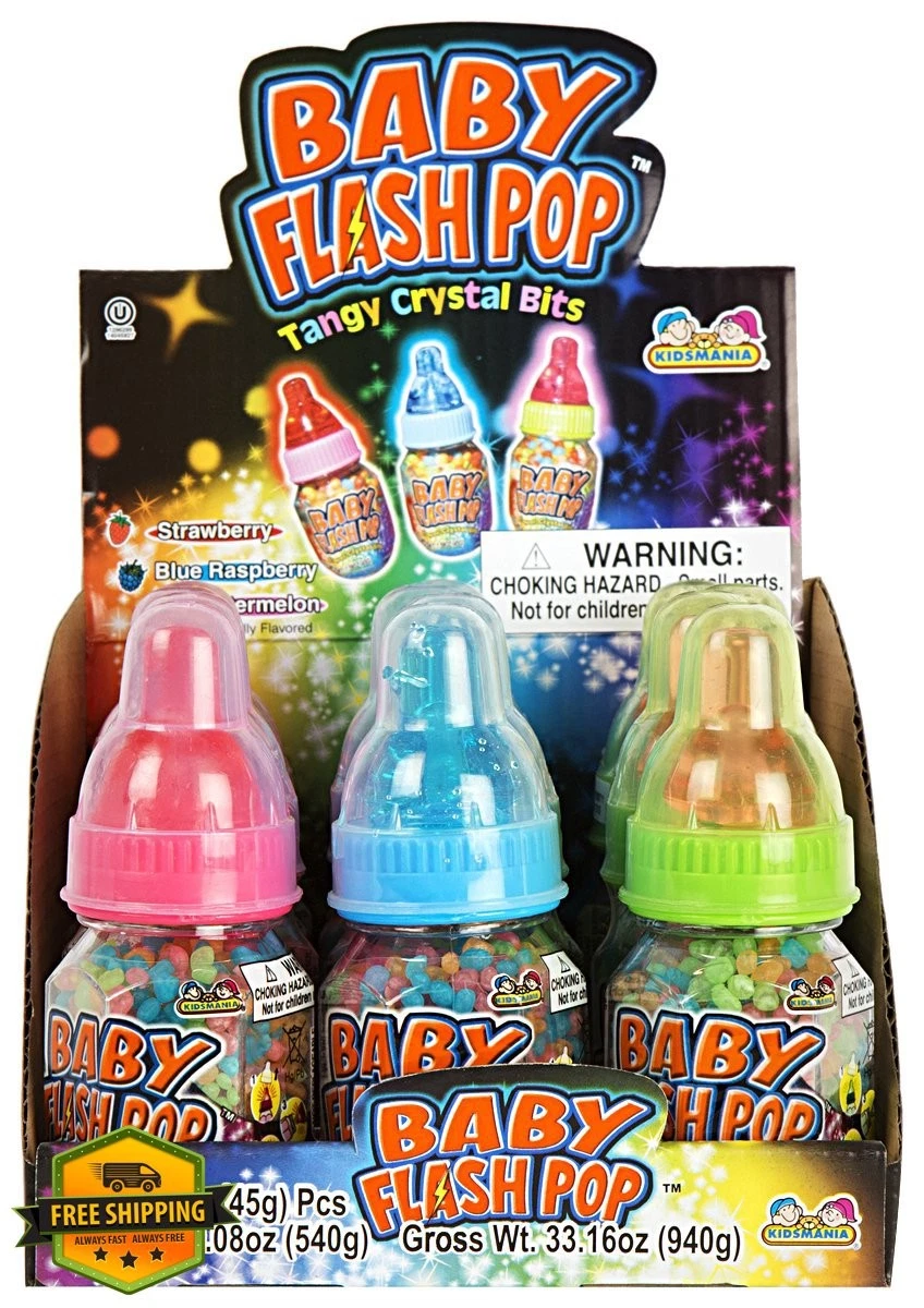 Kidsmania Baby Bottle Flash Pop 12ct
