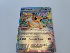 Pokemon Karte | Evoli Ex | Prismatische Entwicklungen | Deutsch | NM