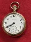 Antique 1892 Elgin "G.M. Wheeler" 18s 15j & 14K GF Pocket Watch Case-Runs Great
