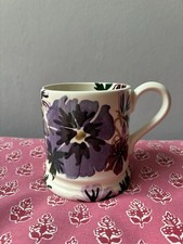 Emma Bridgewater for Liberty purple floral 1/2 pint mug
