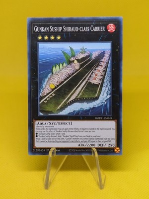 Yugioh - Gunkan Suship Shirauo-class Carrier (BODE-EN049) - Common 1st Edition
