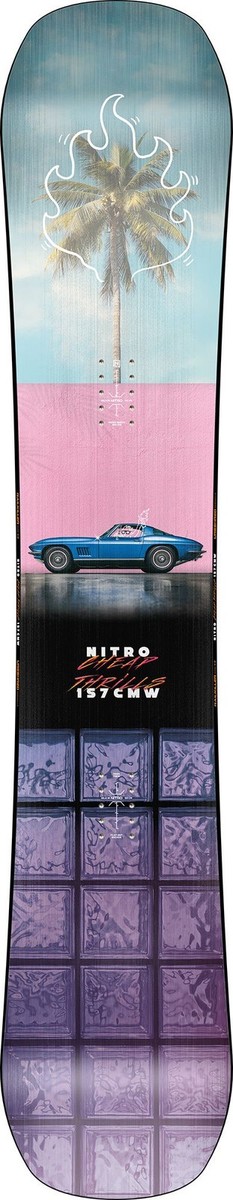 Nitro Cheap Thrills Men's Park Snowboard, 157cm, Wide MY25 | eBay