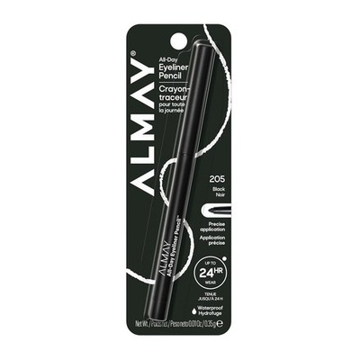 Almay All-Day Eyeliner Stift, wischfest, wasserfest, hypoallergen 205SCHWARZ