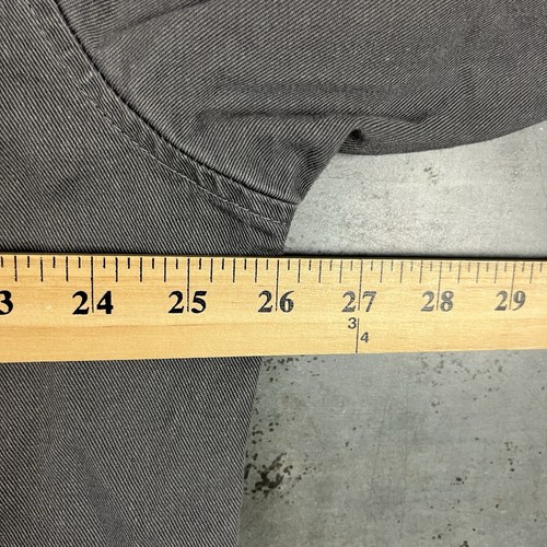 Wrangler FR Shirt Mens Large Tall Gray Flaws Riggs Workwear Preowned - Picture 20 of 22