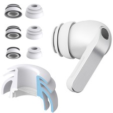 Premium Multi-Flange Eartips for Galaxy Buds4 Pro White, Mixed SML    Alway...