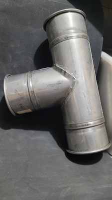 #ad Nordfab Quick Disconnect 4quot; Duct Tee Connector 304 SS $150.00